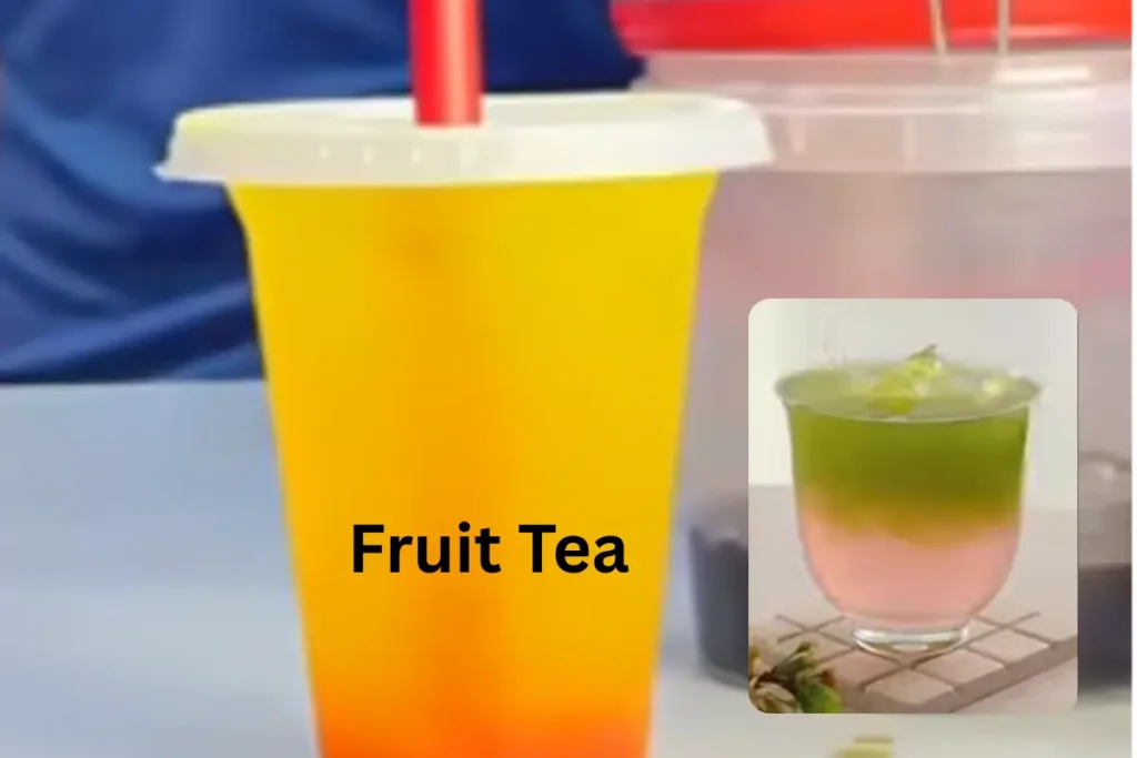 Fruit tea Tasty and yummy.