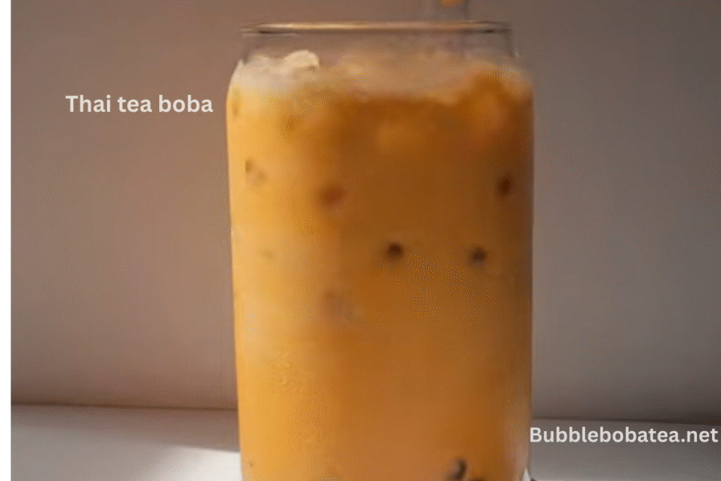 Thai tea boba flavor guide