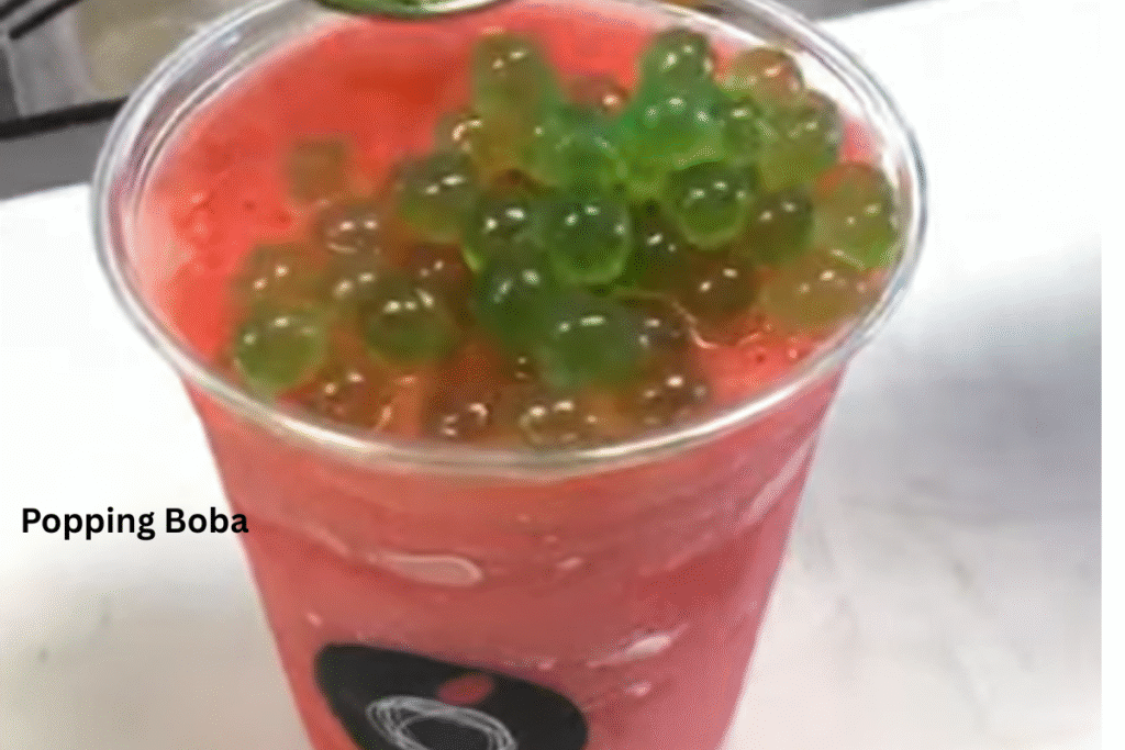 Popping Boba: Fruity, Juicy, and jelly