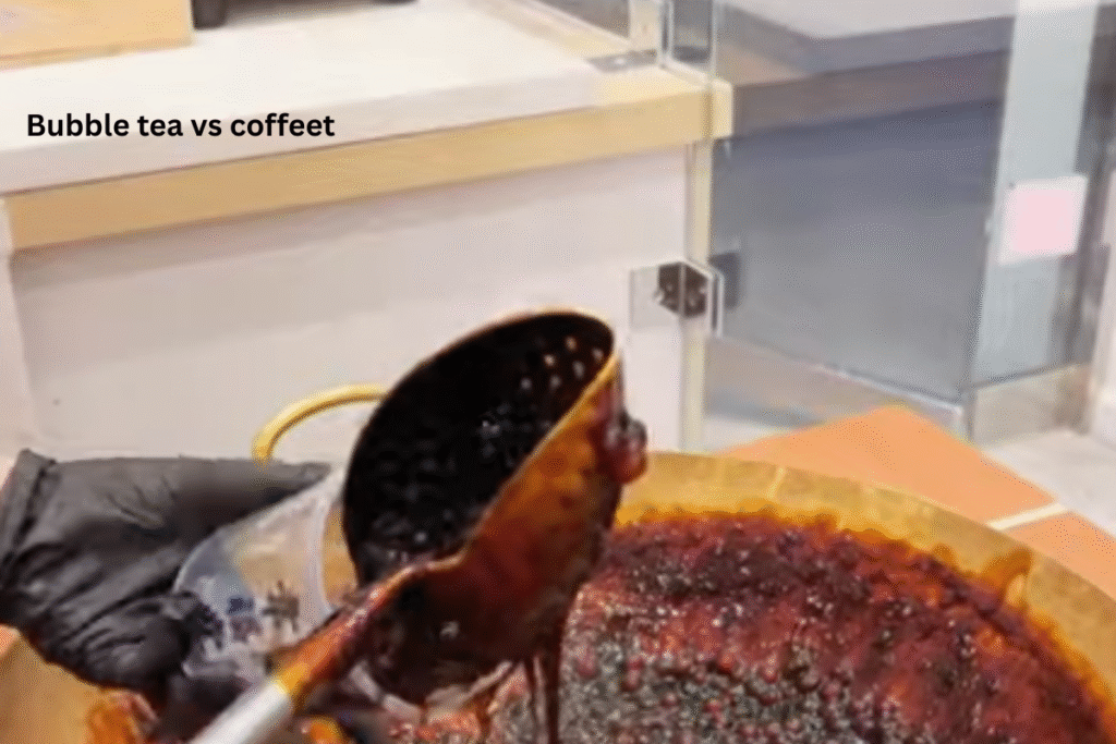 Bubble tea vs Coffee